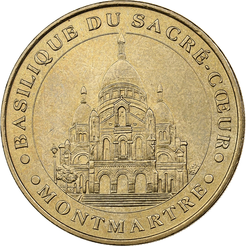 França, Token, Paris - Sacré Coeur n°1, 2000, Cuproníquel Alumínio, MDP