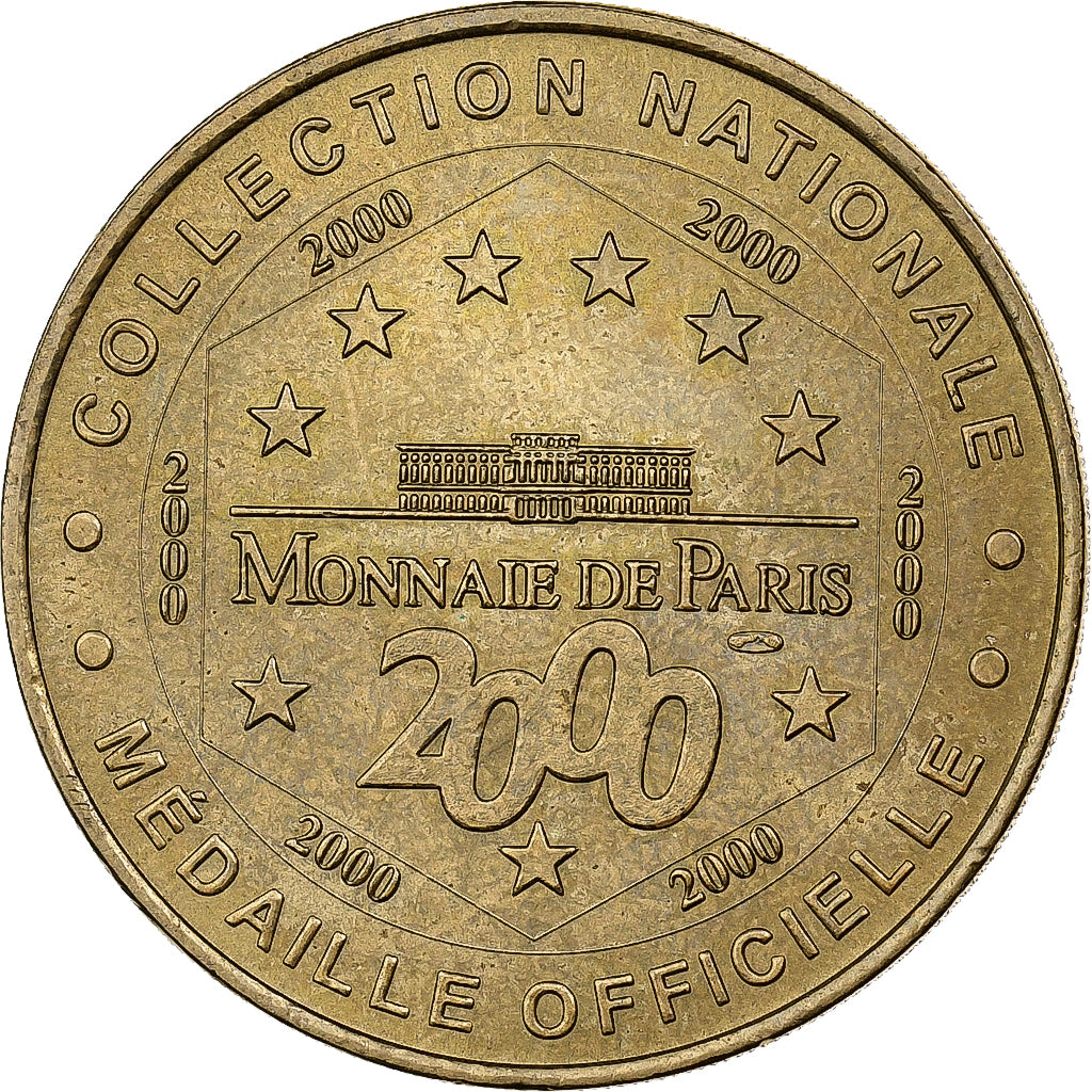 França, Token, Paris - Sacré Coeur n°1, 2000, Cuproníquel Alumínio, MDP