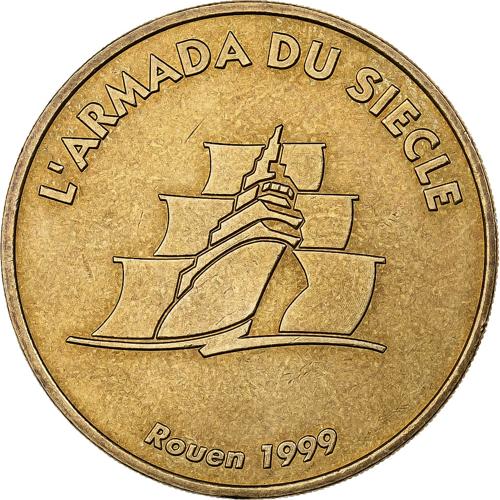 France, Token, Rouen -Armada du siècle - 1999, 1999, Copper-nickel Aluminium