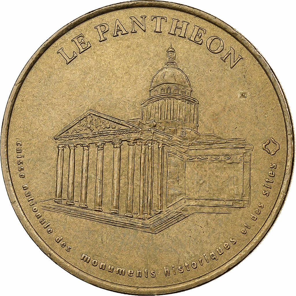 França, Token, Le Panthéon, 2000, Cuproníquel Alumínio, MDP, AU(50-53)