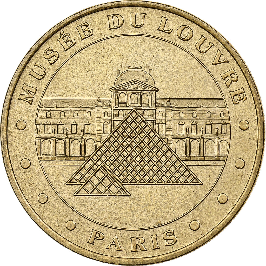 França, Token, Musée du Louvre, 2000, Cuproníquel Alumínio, MDP, AU(50-53)