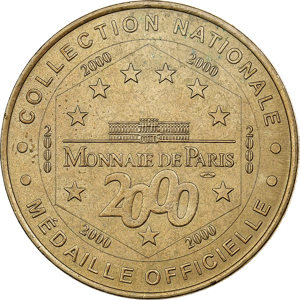 França, Token, Cathédrale Notre Dame - n° 1 -, 2000, Cuproníquel Alumínio