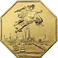Francia, ficha, Chambre de Commerce de Rouen, 1802, Vermeil, Lecomte, BB+