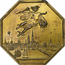 France, Token, Chambre de Commerce de Rouen, 1802, Vermeil, Lecomte, EF(40-45)