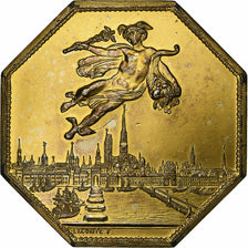 Francia, ficha, Chambre de Commerce de Rouen, 1802, Vermeil, Lecomte, BB+
