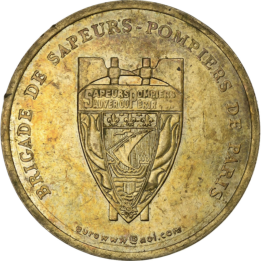 França, 2 Euro, 1996, Paris, Cobre-Níquel-Alumínio, AU(50-53)