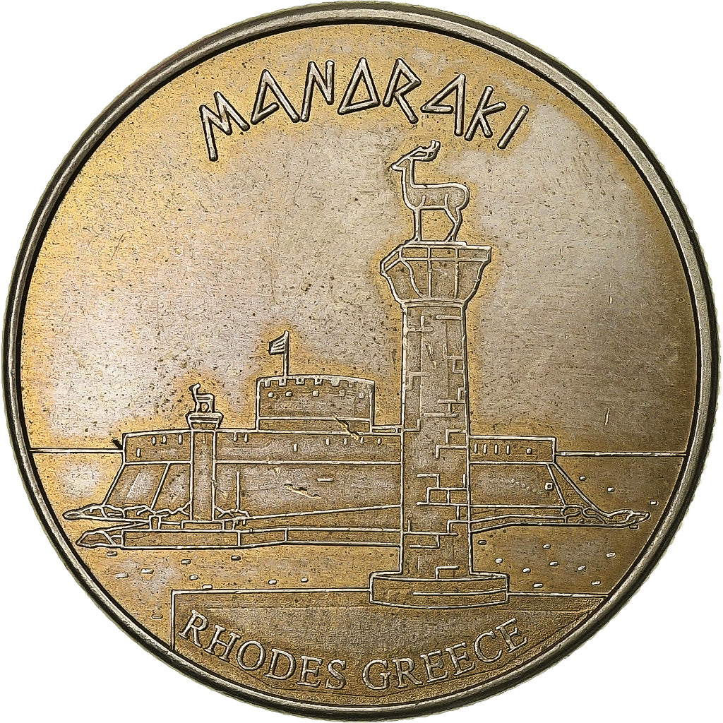 Grecia, Token, Rhodes, Manaraki, SPL-, Rame-nichel