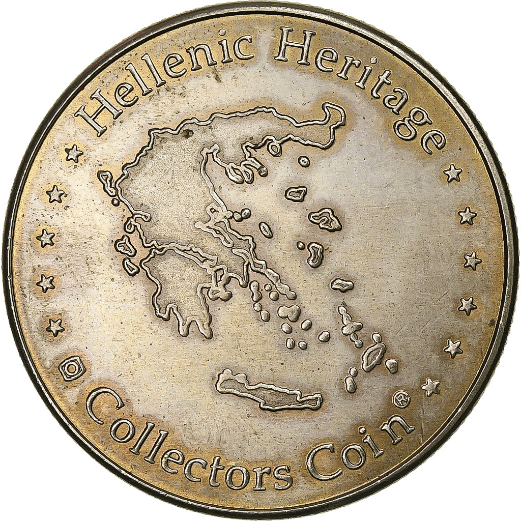 Grecia, Token, Rhodes, Manaraki, SPL-, Rame-nichel