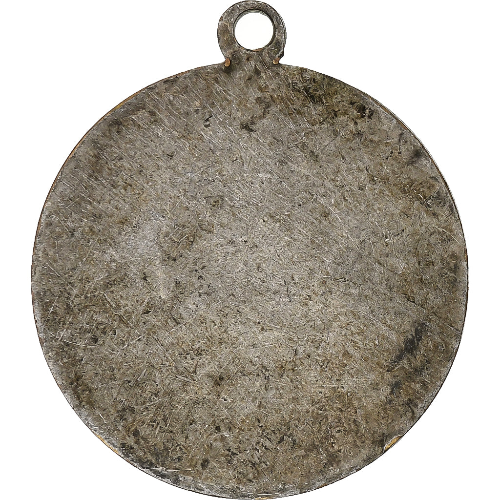 France, Médaille, France Glorieuse, 1914, Bronze argenté, TTB, Willette
