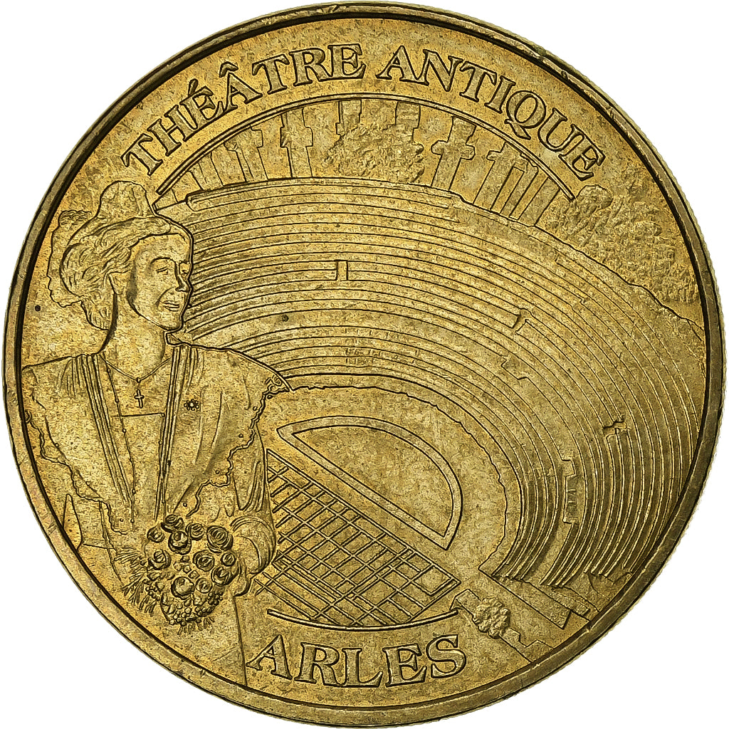 Frankreich, betaalpenning, Arles - Le Théâtre Antique n°2 - l'Arlésienne