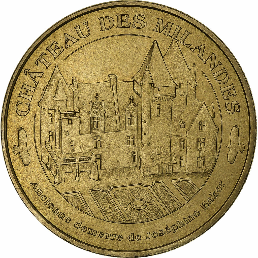 Francia, zeton, Castelnaud-la-Chapelle - Chateau des milandes n°2, 2012