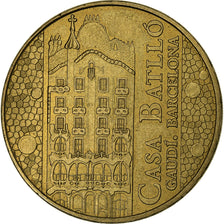 Hiszpania, Token, Casa Batllo - Barcelona, 2011, Miedzionikiel Aluminium