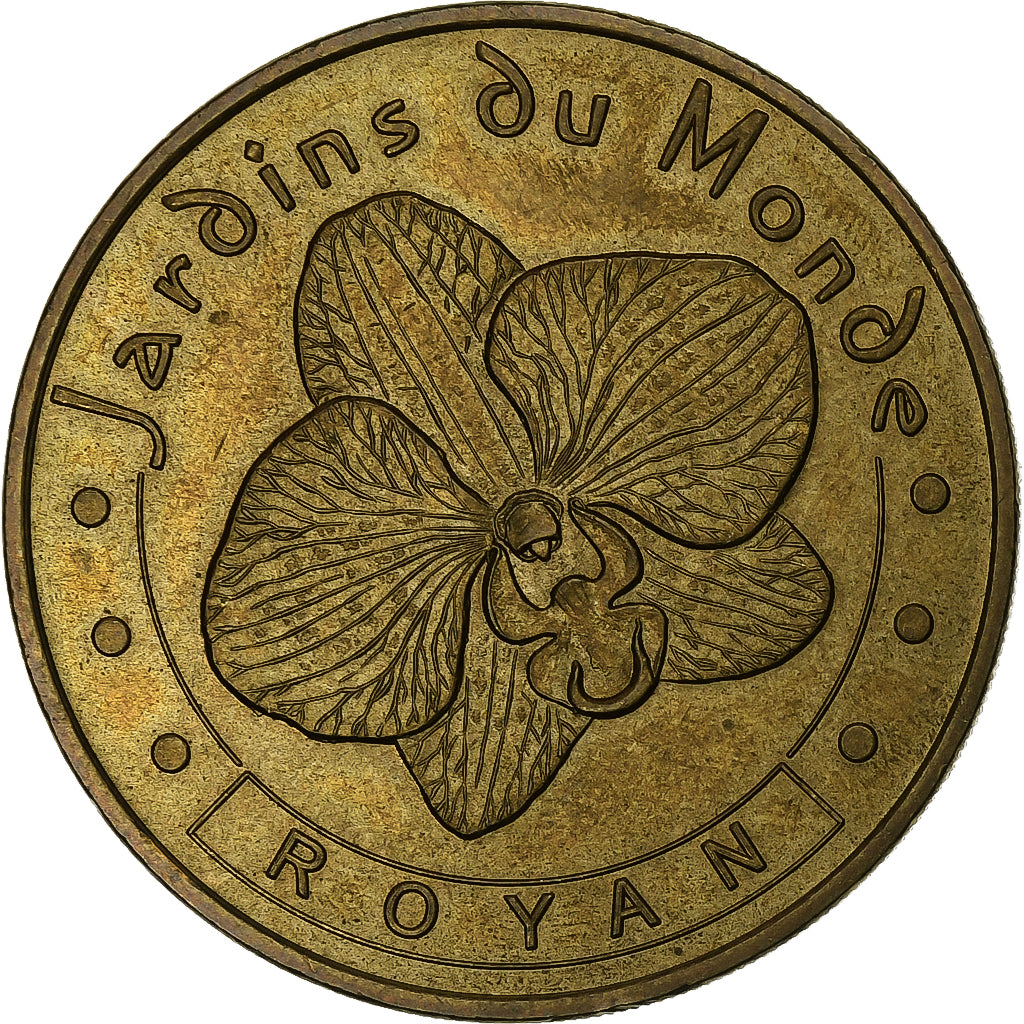 Frankrijk, Token, Royan - Jardins du monde n°1, 2003, Copper-nickel Aluminium