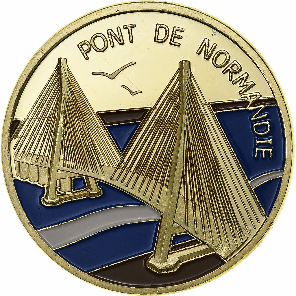 France, Token, Normandie - Pont de Normandie, Copper-nickel Aluminium, Souvenirs