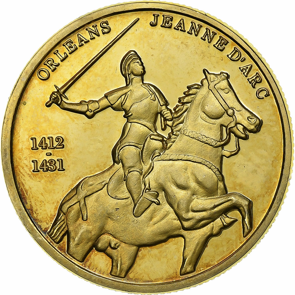 Frankrijk, Token, Jeanne d'Arc, Orléans, Copper-nickel Aluminium, Souvenirs et
