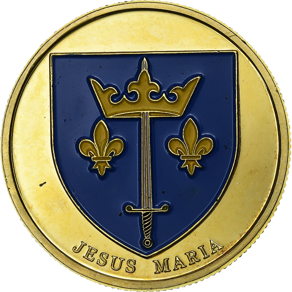 Frankrijk, Token, Jeanne d'Arc, Orléans, Copper-nickel Aluminium, Souvenirs et