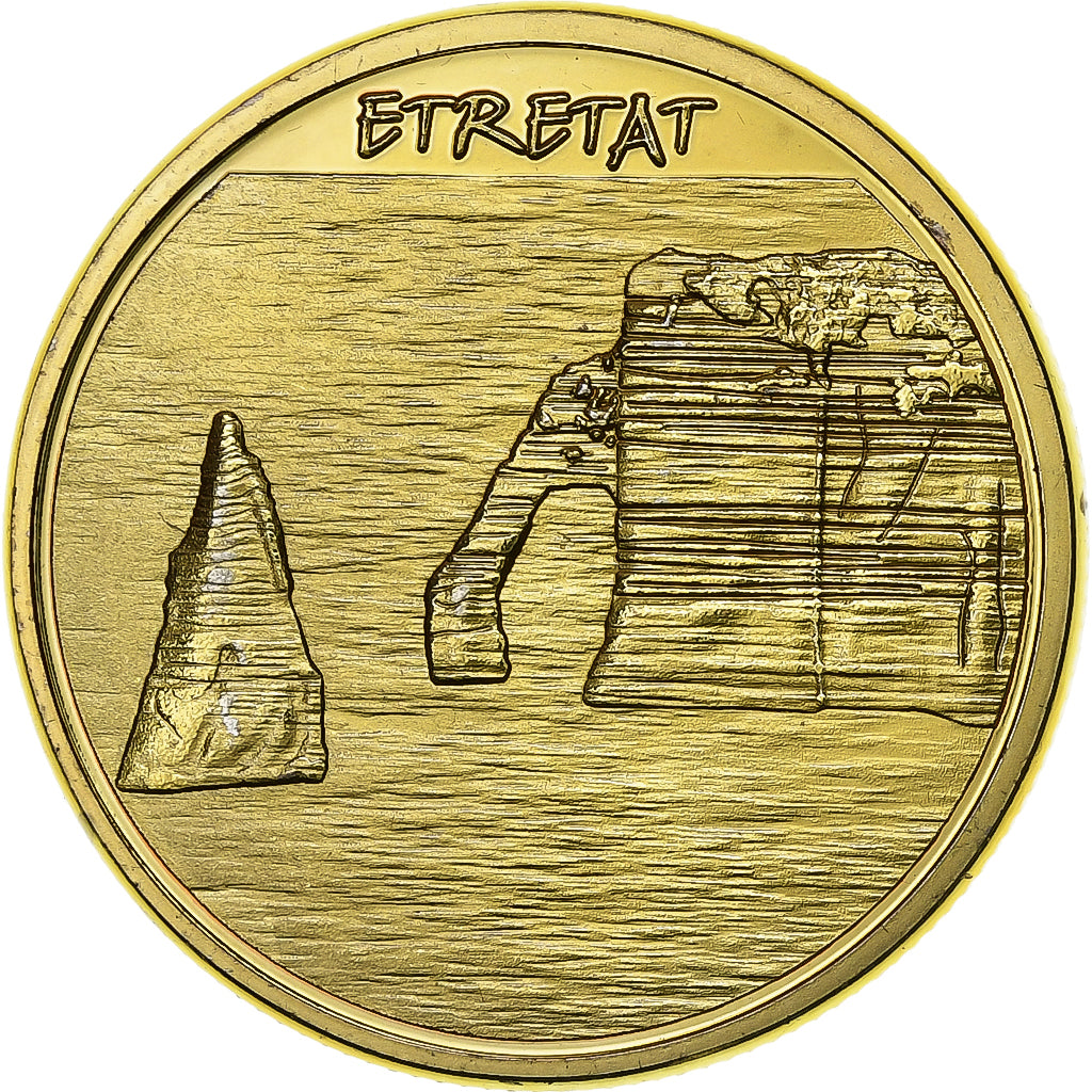 France, Jeton, Etretat -  Les Falaises, Cupro-nickel Aluminium, SUP, Souvenirs