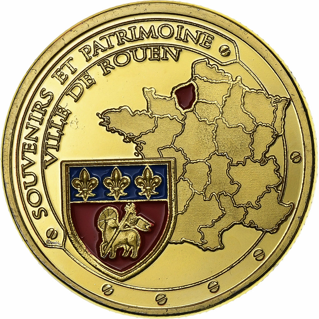 France, Token, Rouen - Jeanne d'Arc, Copper-nickel Aluminium, Souvenirs et