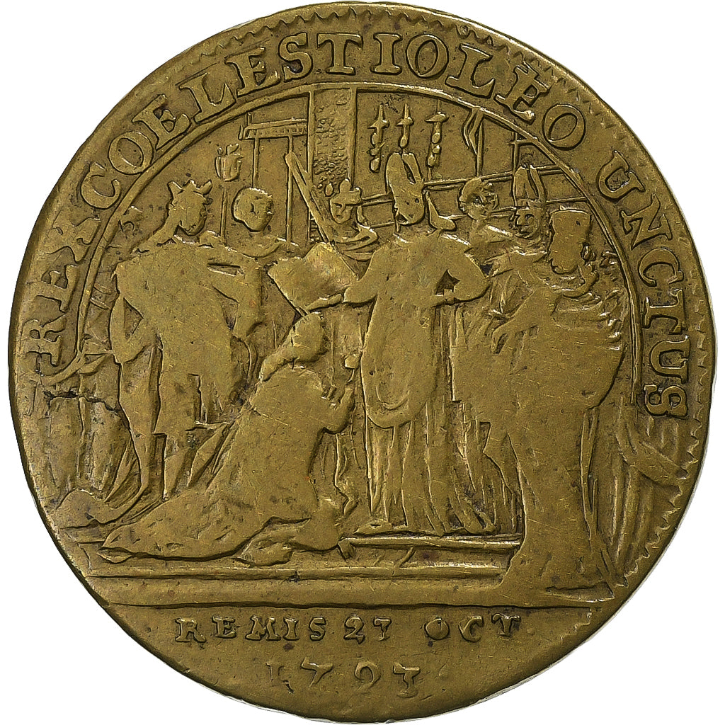 Francia, ficha, Sacre de Louis XV à Reims, 1723, Ottone, MB