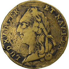 France, Token, Sacre de Louis XV à Reims, 1723, Brass, VF(20-25)