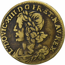 France, Token, Louis XIII, Ardennes, Fabrique de Jetons de Sedan, 1643, Brass