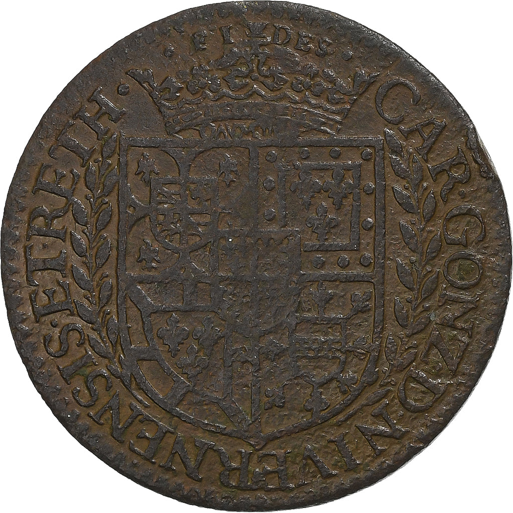 Frankreich, betaalpenning, Nivernais, Charles de Gonzague, duc de Nevers, 1608