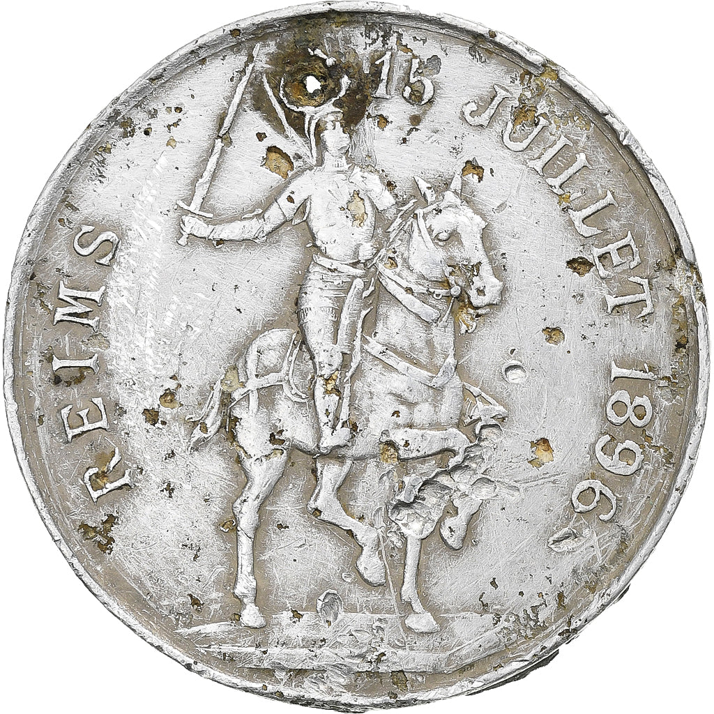 Frankrijk, Medaille, Galeries Rémoises, 1896, Aluminium, FR
