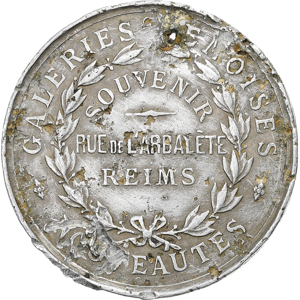Frankrijk, Medaille, Galeries Rémoises, 1896, Aluminium, FR
