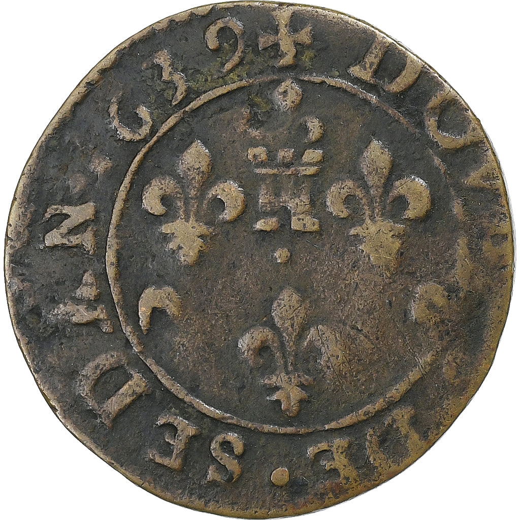 Francja, Ardennes, Fréd-Maurice de La Tour, Double De Sedan, 1639, Sedan