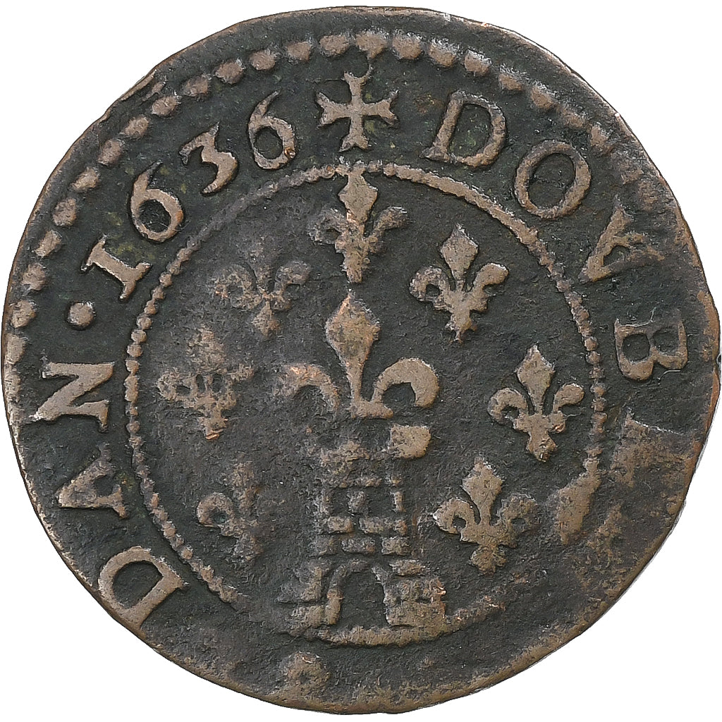 Frankrijk, Ardennes, Fréd-Maurice de La Tour, Double De Sedan, 1636, Sedan