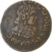 France, Ardennes, Charles II, Double Tournois, 1642, Charleville, Copper