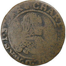 França, Ardennes, Charles Ier de Gonzague, Double Tournois, 1640, Charleville