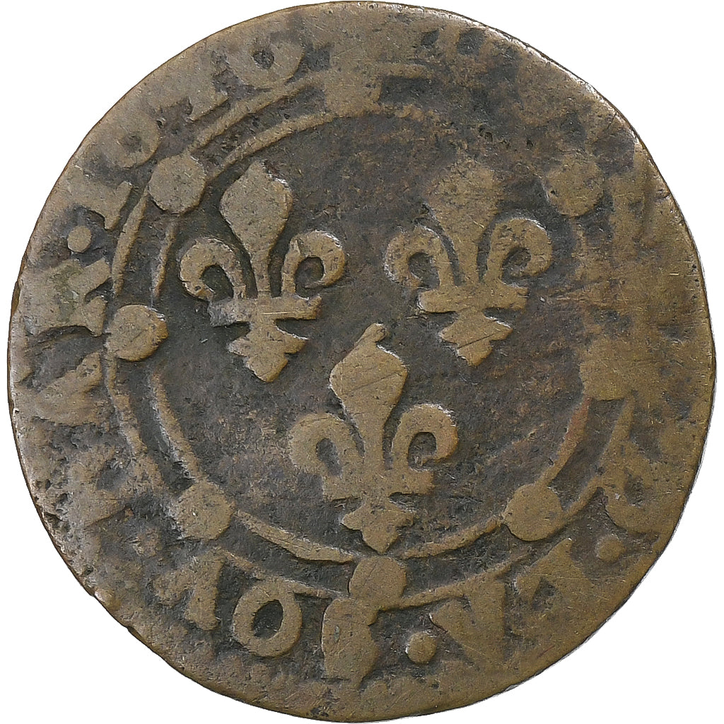 França, Ardennes, Charles Ier de Gonzague, Double Tournois, 1640, Charleville