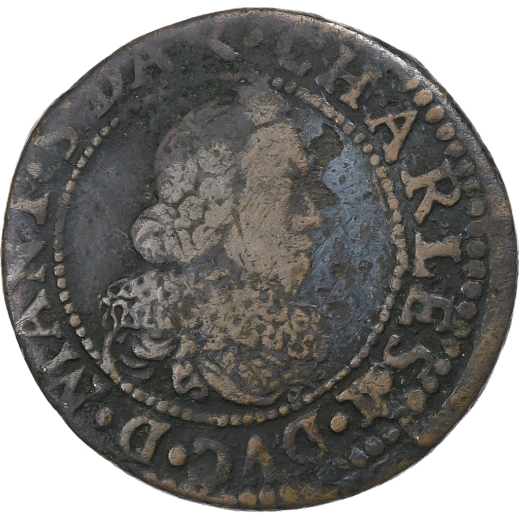 Frankrijk, Ardennes, Charles de Gonzague, Double Tournois, 1635, Charleville