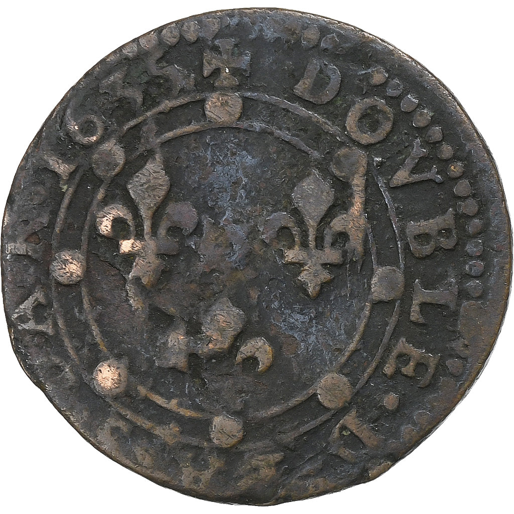 Frankrijk, Ardennes, Charles de Gonzague, Double Tournois, 1635, Charleville