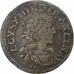 Francia, Louis XIII, Double Tournois, 1639, Axe Loire-Rhône, Rame, MB, CGKL:512