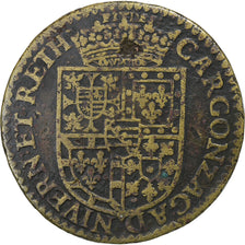 France, Jeton, Nivernais, Charles de Gonzague, duc de Nevers, 1613, Laiton, B+