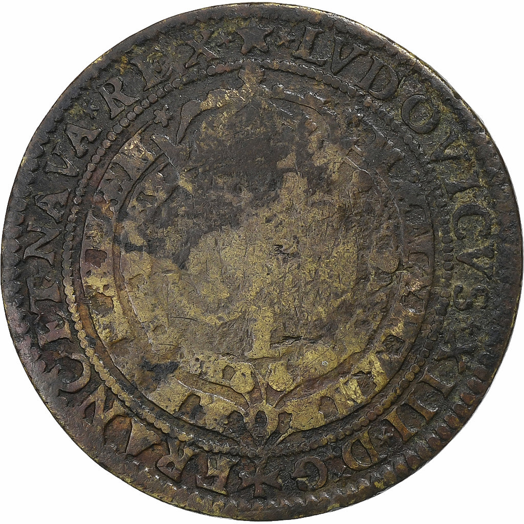 France, Token, Louis XIII, Brass, VG(8-10)