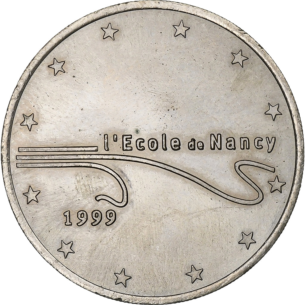 França, 2 Euro, Euro des villes, NANCY, 1997, N/D, AU(55-58)