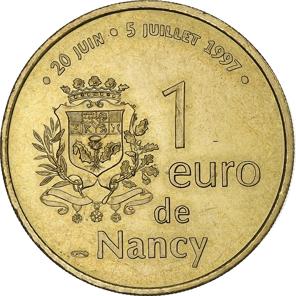 França, Euro, Euro des villes, NANCY, 1997, N/D, AU(55-58)