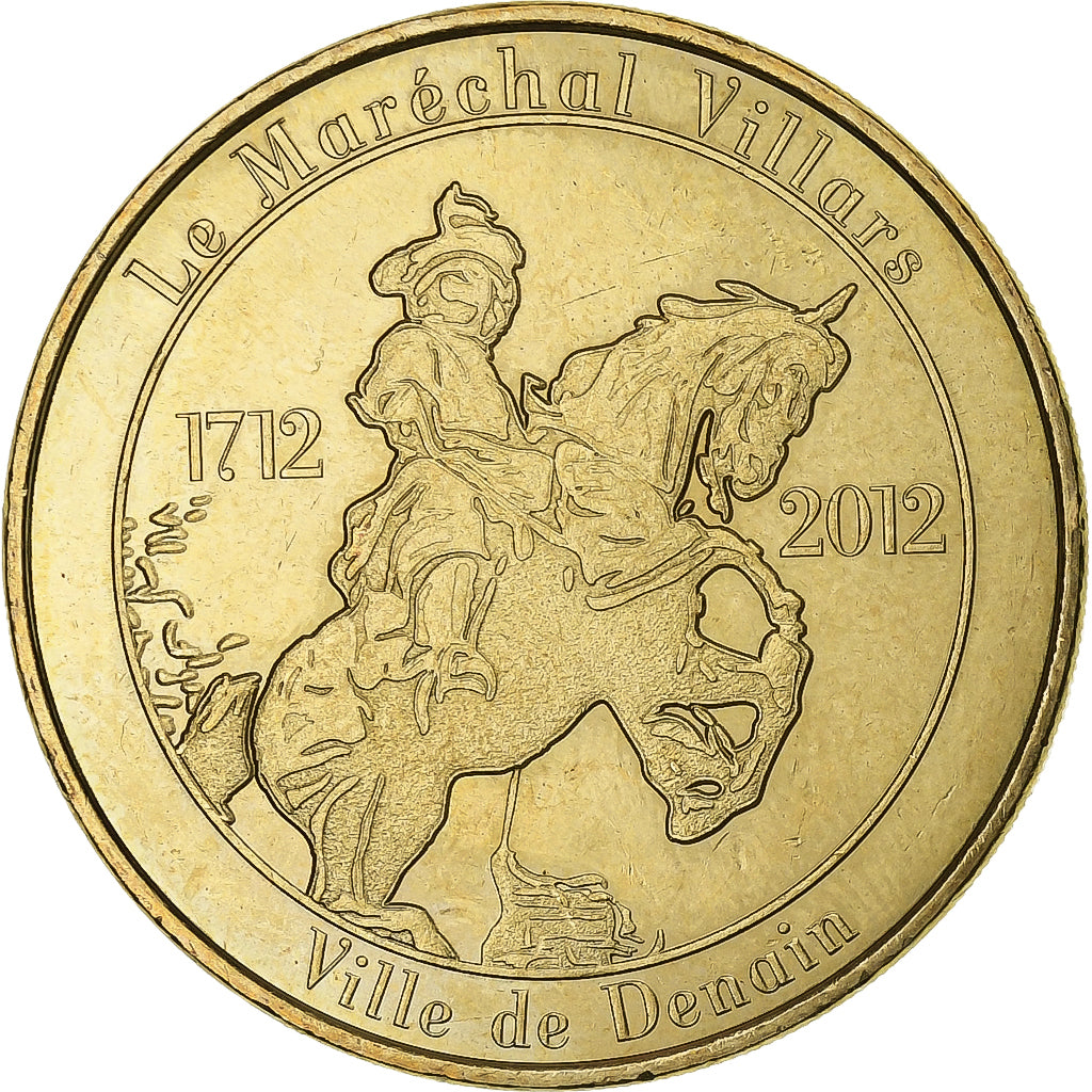 France, Token, 59/ Maréchal Villars - Denain, 2012, Copper-nickel Aluminium
