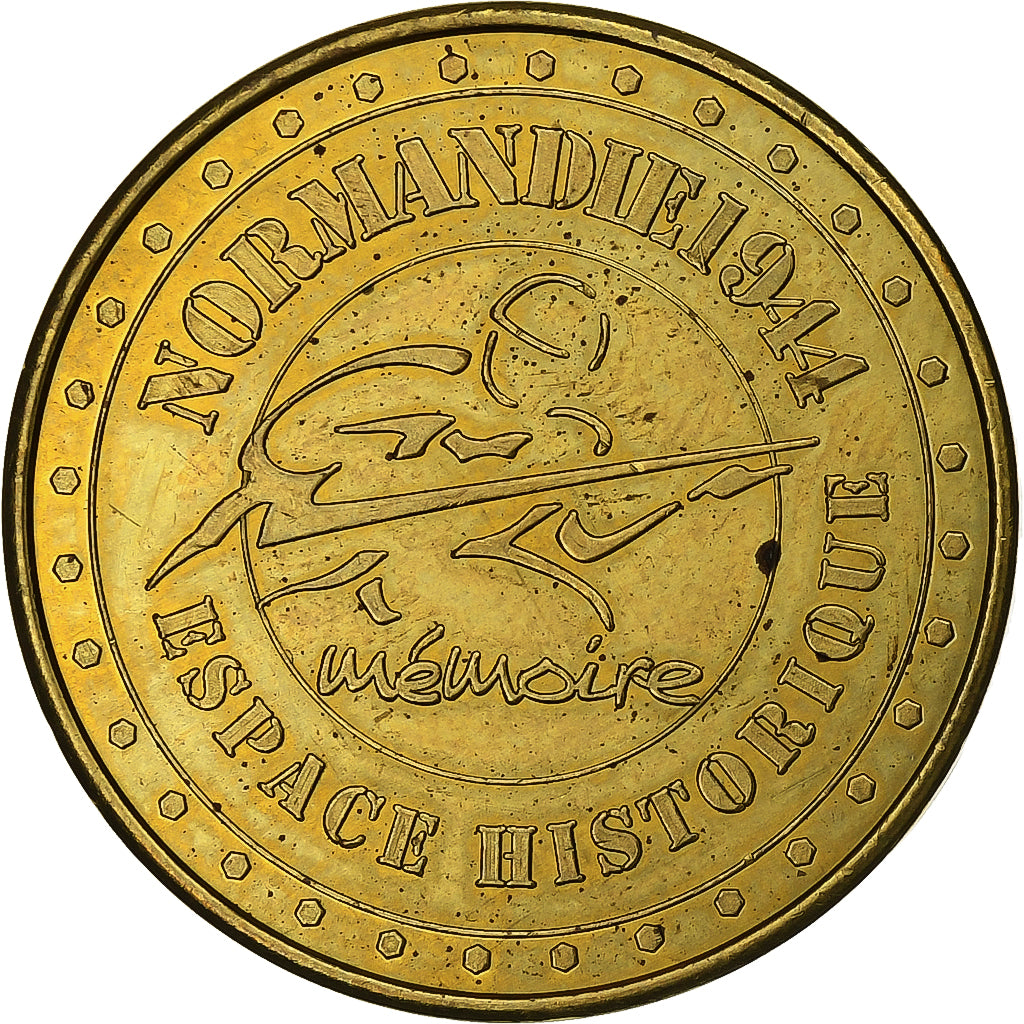 France, Jeton, Normandie - Espace Historique - Mémorial Pégasus, Cupro-nickel