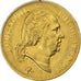 França, 40 Francs, Louis XVIII, 1816, Paris, Dourado, EF(40-45), Gadoury:1092