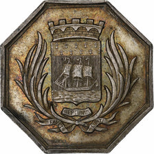 France, Token, Chambre de Commerce de Nantes, Silver, MS(60-62)