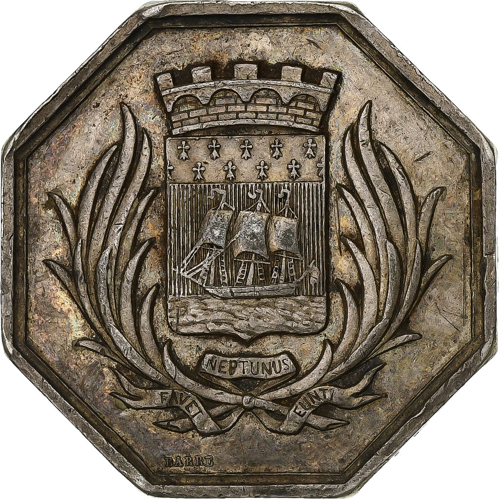 Frankreich, betaalpenning, Chambre de Commerce de Nantes, Silber, SS+
