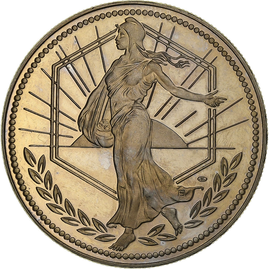 France, Medal, L'Europe, La Semeuse, 2001, Copper-nickel, MS(63)