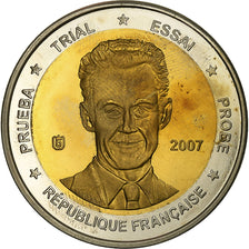 France, 10 Euro, Nicolas Sarkozy, Bimetallic, MS(63)