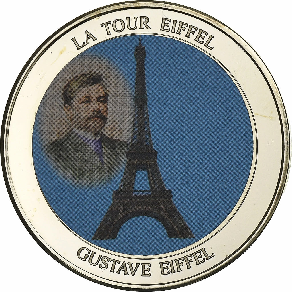Frankrijk, Medaille, Gustave Eiffel, 2007, Maillechort, FDC