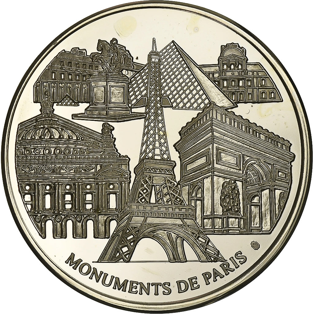 Frankrijk, Medaille, Gustave Eiffel, 2007, Maillechort, FDC