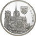 França, medalha, Europa, Notre-Dame-de-Paris, 1996, Prata, Spain, MS(65-70)